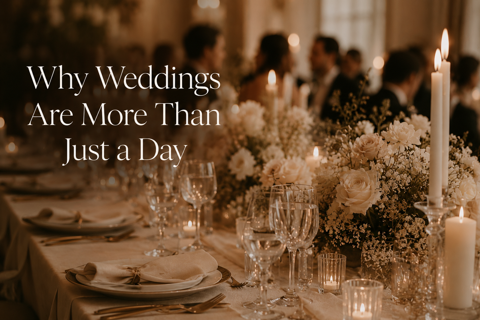 Luxury wedding inspiration featuring a beautifully styled reception table with candles, florals, and elegant details